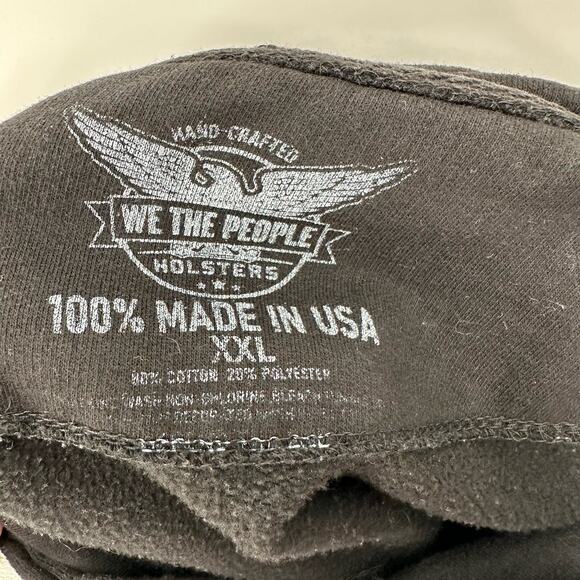 We The People Size XXL Sweatshirt Black Graphic Print America‎ Hoodie Pullover - Picture 6 of 6